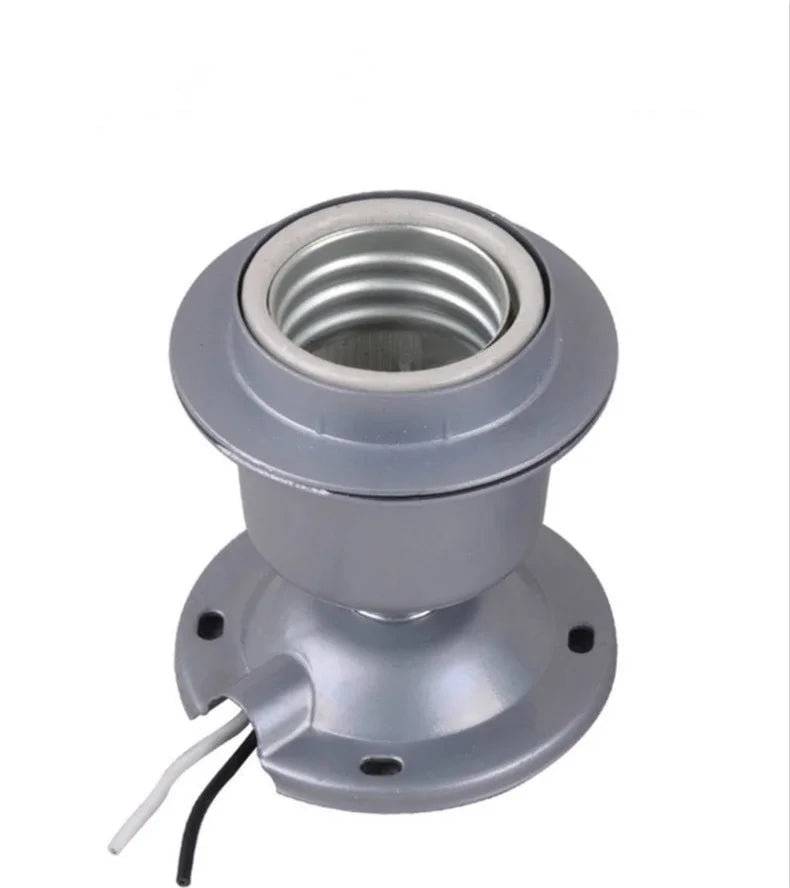 projecteurs industriels e26 e27 e39 e40 support aluminium résistance chaleur hautbay minier led gris