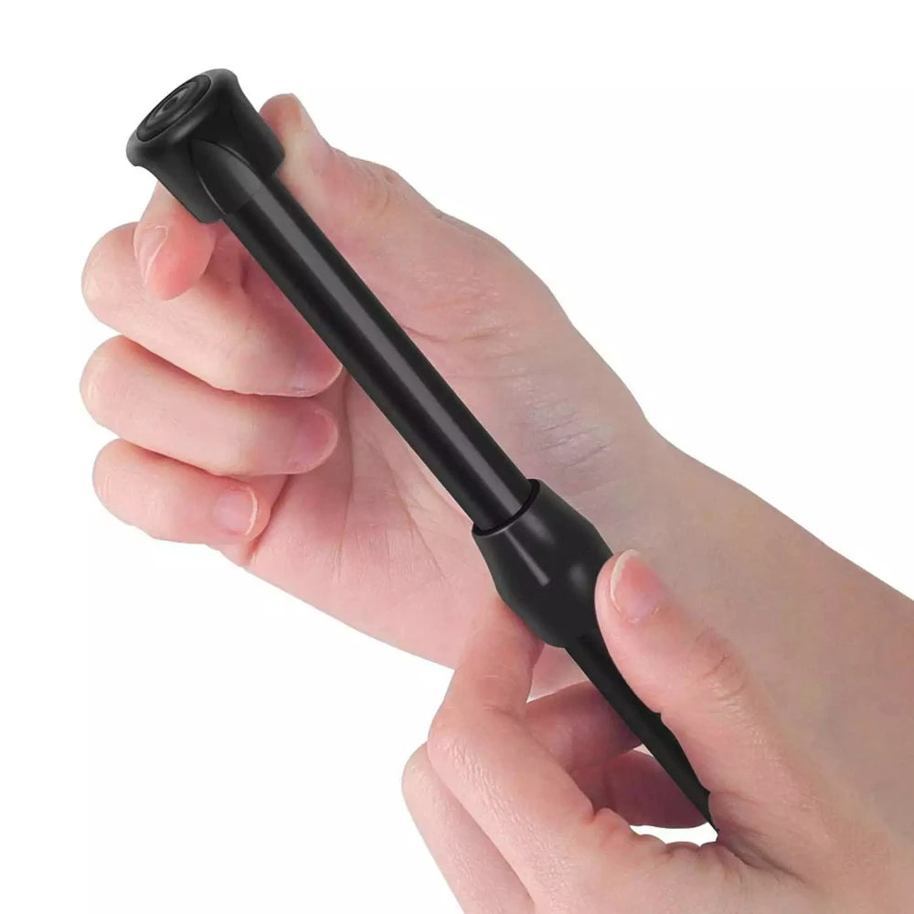 tige rideau douche réglable sans perçage métal respectueux environnement noir moderne 30cm 50cm lisse