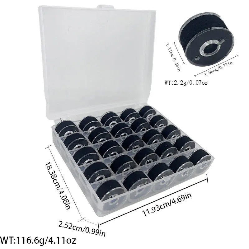rangements bobines fil coudre boîte acrylique moderne accessoire couture organisation bricolage palette couleurs
