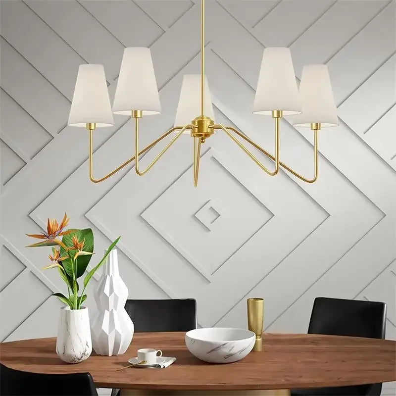 suspension lumineuse moderne lampes conique noire minimaliste chambre salon