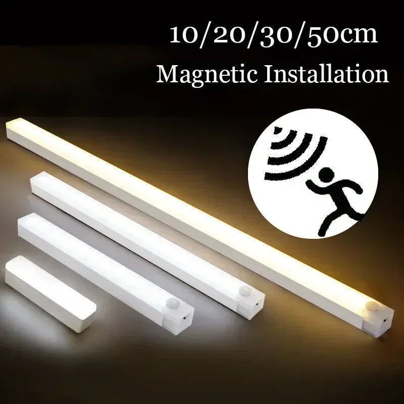 lampe led rechargeable aimantée détecteur mouvement 10cm 20cm 30cm 50cm moderne minimaliste