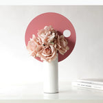 vases modernes minimalistes rose fleurs bouquets décoration table chambre