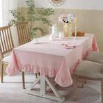 nappe table rose blanche gris rayures horizontales noël action grâce printemps été autonomne