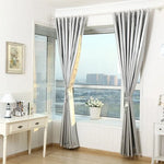 rideaux gris clair opaques modernes maison 100% polyester inclusion accessoires