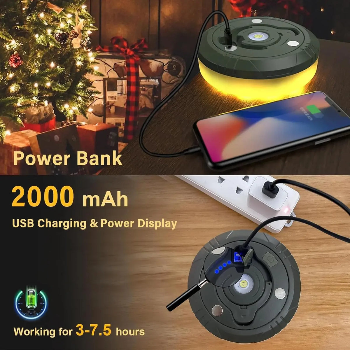 guirlandes led rechargeables camping éclairage extérieur moderne guirlande balle led semi transparentes