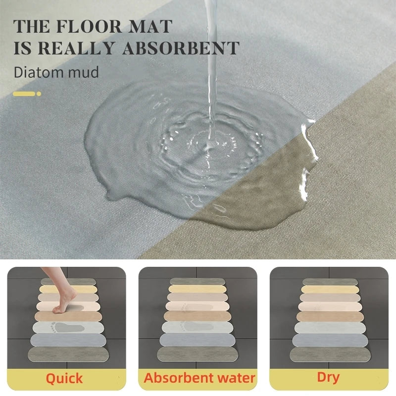 tapis sol moderne super absorbant non glissant gris beige vert bleu respectueux environnement