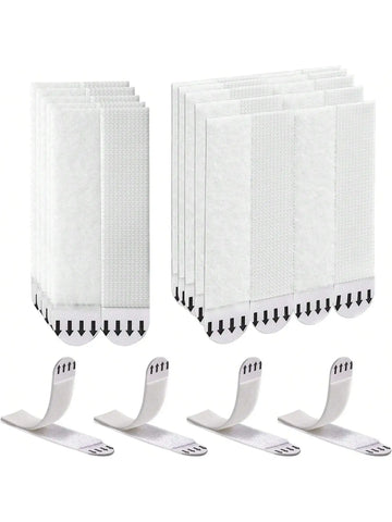 bandes adhésives clips suspension cadre photo blanc texture moderne non destructif.instructions utilisation
