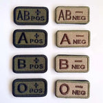 écussons sang type badges patchs militaires vert olive noir crochet boucle 2.5cm 5cm pos