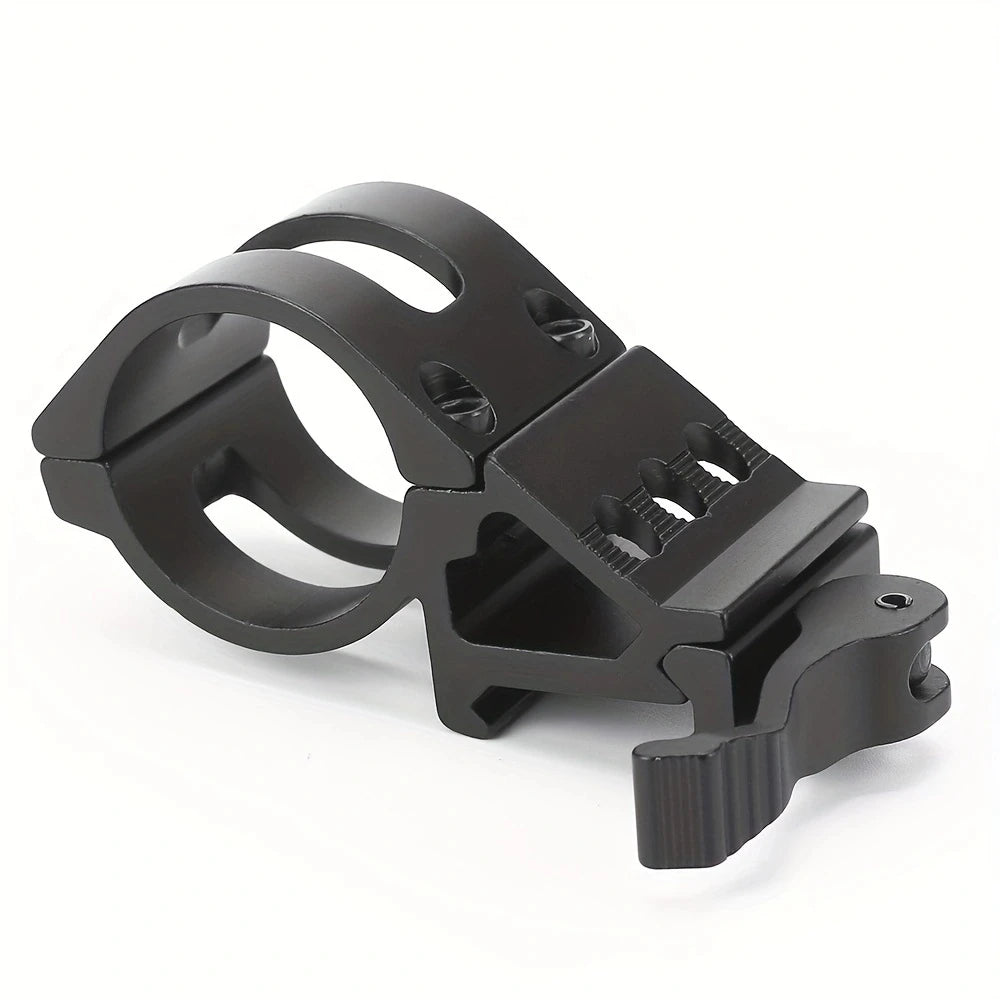support rail monture lampe torche vissage clé allen noir surface mate