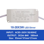 driver led blanc bleu moderne constant current 3w 30w 85 265v