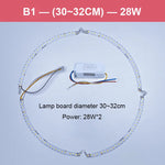 plaque led circulaire blanche ventilateur magnets ruban adhésif moderne