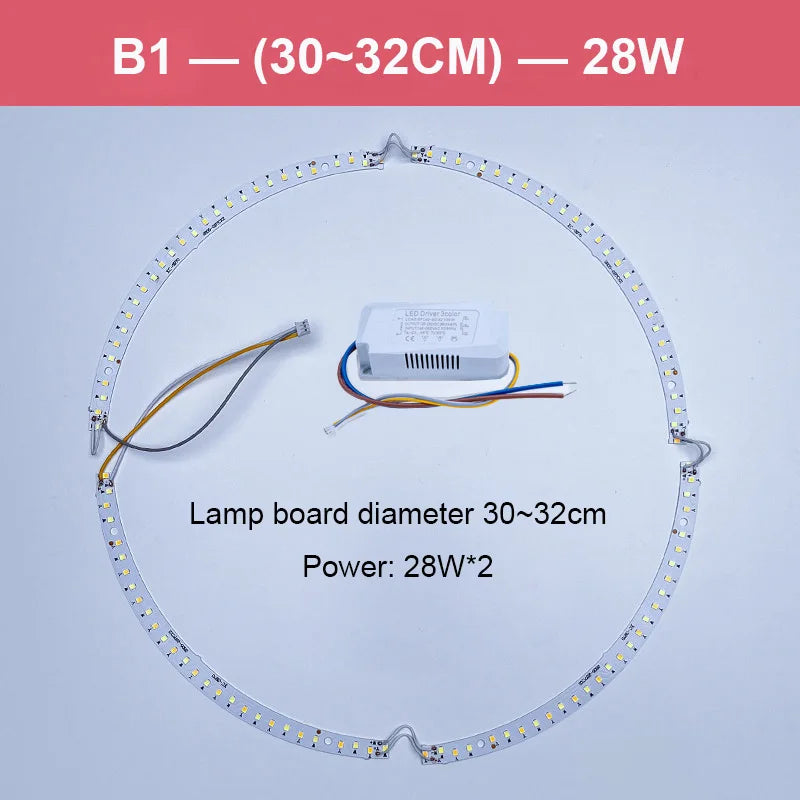 plaque led circulaire blanche ventilateur magnets ruban adhésif moderne