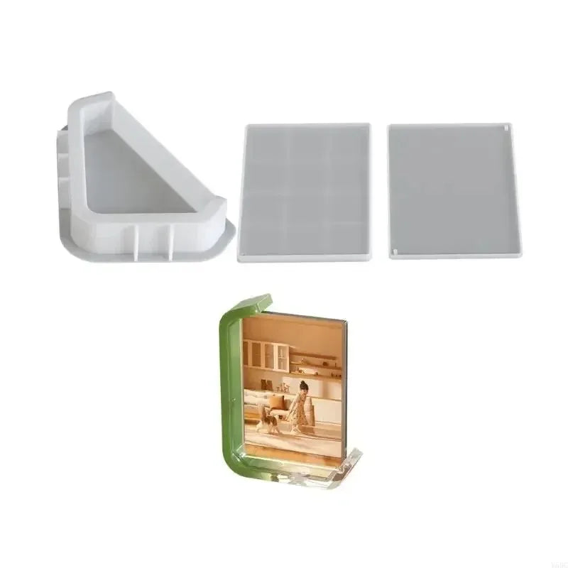 cadre photo silicone vert rouge transparent moderne minimaliste adhésif support photo décoration intérieureizontalvertical
