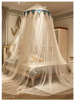 Moustiquaire dôme polyester pour lit bébé romantique, déco et protection