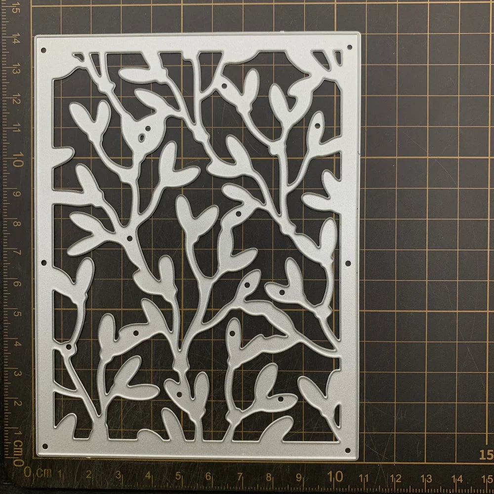 matrices découpes fleurs animaux carrés rectangles sacs arbres modernes blancs