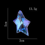 pendants décoratifs cristal transparent arc ciel facettes modernes élégants anti oiseaux