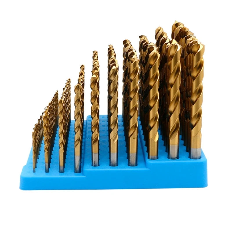 rangements forets outil bleu doré industriel boites trous plastique organisation atelier métal