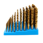 rangements forets outil bleu doré industriel boites trous plastique organisation atelier métal
