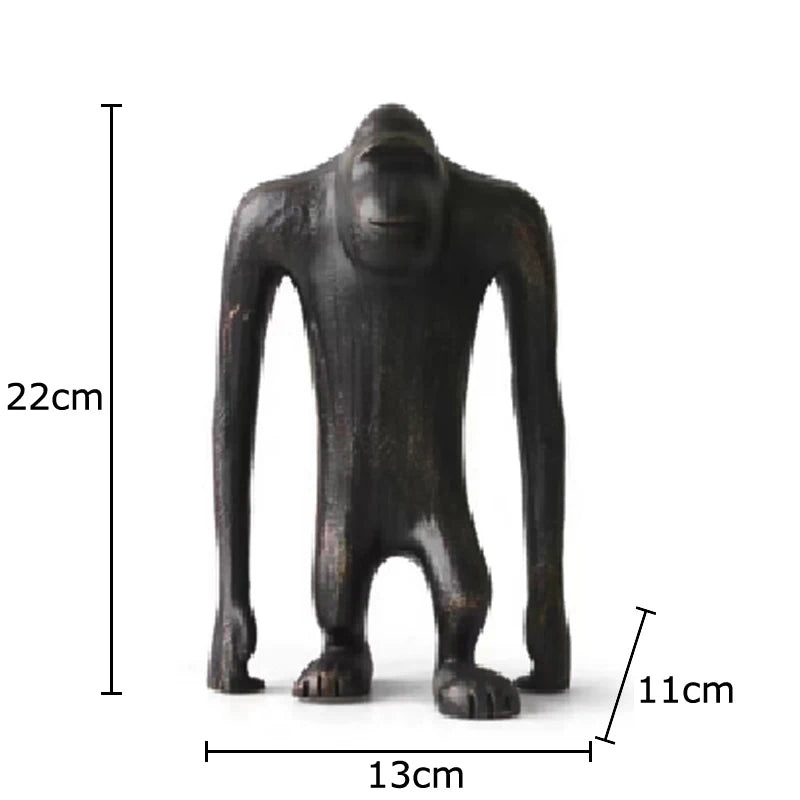 sculptures animales bronze métal finement détaillé art contemporain décoration intérieure moderne ornement esthétique minimaliste