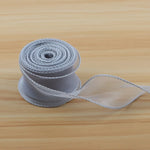 rubans polyester translucides moderne rouge rose beige vert bleu blanc 4cm enroulés decoration cadeaux