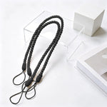 corde torsadée blanc anneaux rideaux ajustables tissés main classique minimaliste wabi sabi