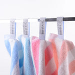 serviettes coton rayées absorption rapide séchage instantané clips modernes enfants toilette