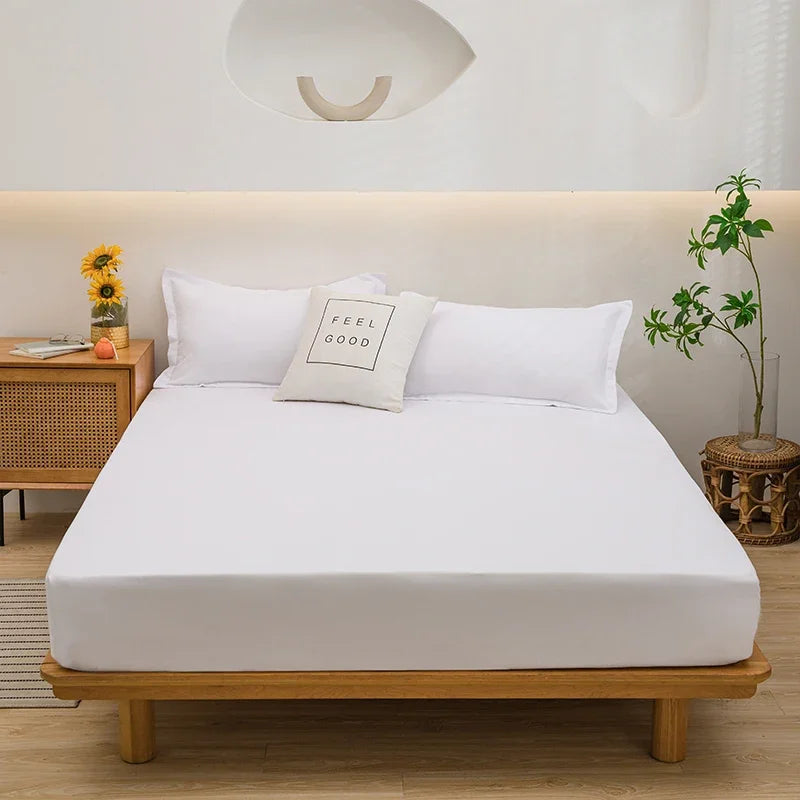 drap plat uni gris élastique lit adulte qualité moderne linge lit polyester 120x200x25cm