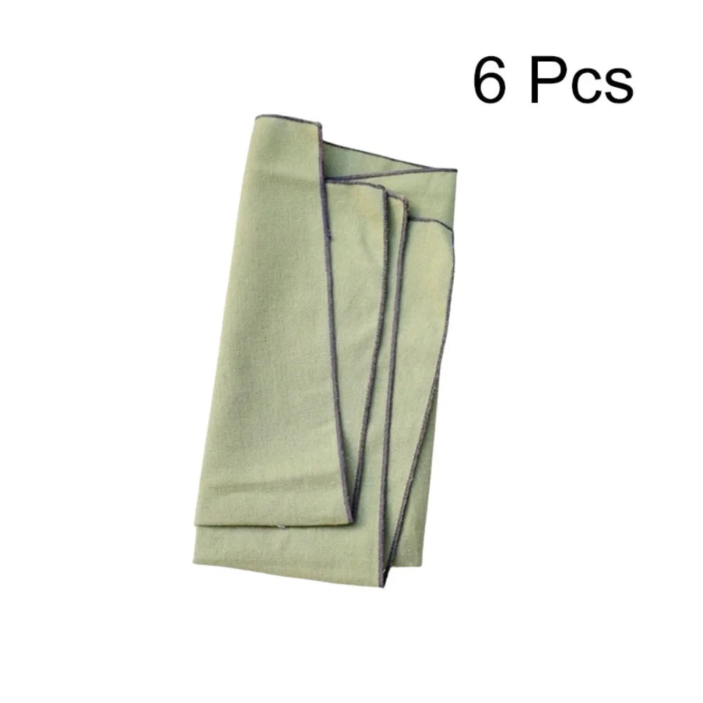 serviettes table blanc vert marron rayures classiques ruban coton fleur artificielle lavables cuisine