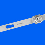 bande lumineuse blanche moderne connecteur électrique fixations rectiligne lisse opaques led