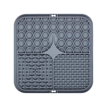 tapis jeu chien orange bleu vert gris texture nid d'abeille moderne distractive grains maïs