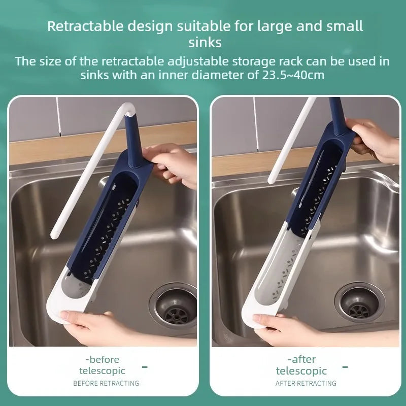 étagère cuisine pliable moderne adhésive vert blanc grille tissu bleu gris sponge toothbrush organizer