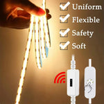 ruban led flexible blanc rayures noires moderne interrupteur capteur interrupteur poussoir adhésif double face