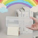 lot boites rangement plastique transparentes couvercles crayons feutres maison