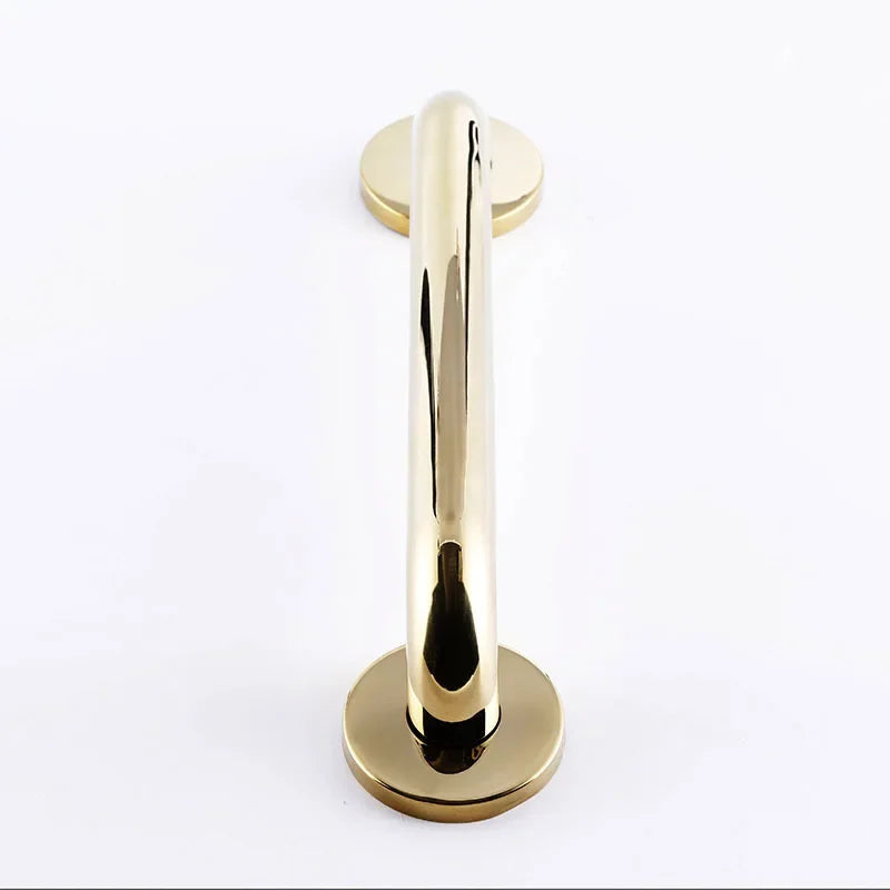 poignée porte dorée moderne 30cm fixations inoxydable sécurité chambre salle bain