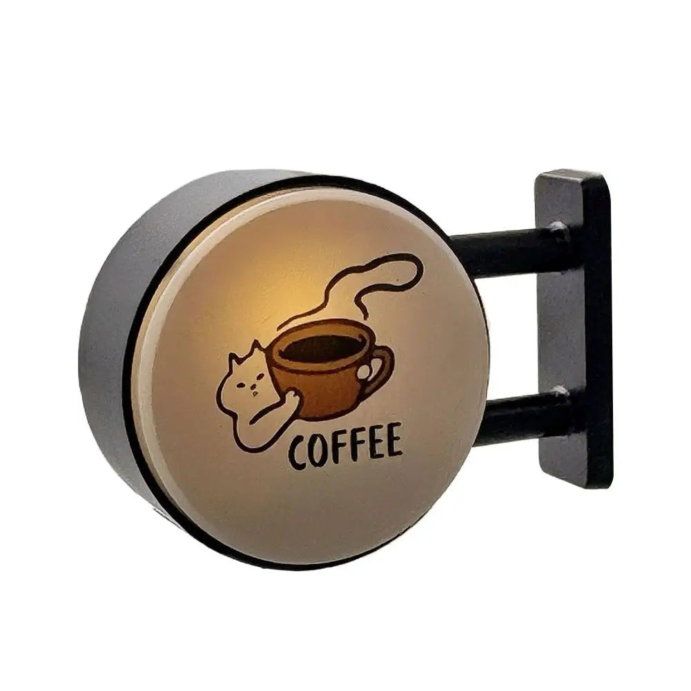 aimants réfrigérateur vintage tasse texte coffee chinois blanc noir marronclair minimaliste