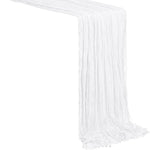 nappes décoratives table vert olive beige blanc plissées effet texturé rustiqueétalementsemi transparentDecorationChampêtre