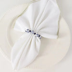 bracelet boho chic bleues fleurs blanc respectueux environnement