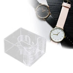 Présentoir montre en forme de C avec montres visibles