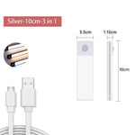 lampe led rechargeable usb mouvement trois couleurs blanc naturel chaud moderne