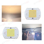 panneau led intégré blanc 50w 50 leds 3000k 6000k moderne 55x40mm
