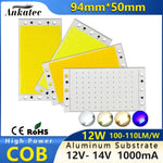 source lumineuse cob 12w jaune gris moderne 12v 14v 1000ma 78x48.5mm