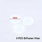 lentilles noires transparentes 30mm 28mm 26mm 25.4mm diffuse ir filter led chasse