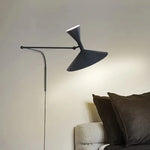 lampe murale conique gris fixée mur éclairage quotidien 6000k 4200k 3000k led appliques murales