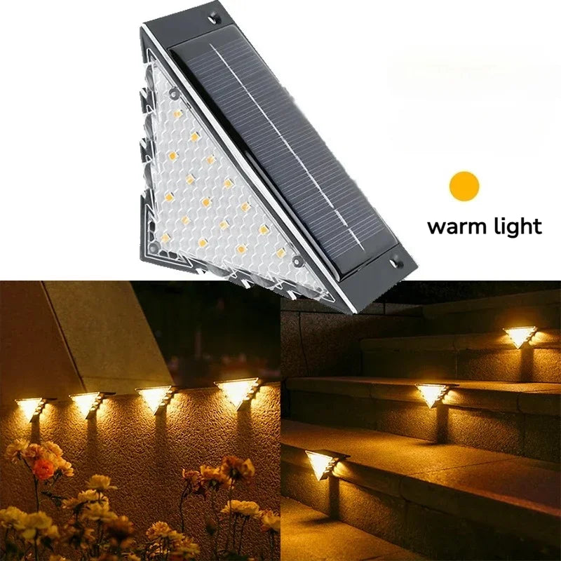 applique solaire led noir moderne adhésif étanche ip67 22led lumière blanche