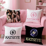 housses coussin imprimées polyester blanc motif personnes modernes 30x30cm 35x35cm 40x40cm 45x45cm 50x50cm
