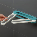 porte serviettes pliable mural respectueux environnement bleu gris moderne adhésifversible empilable.stocké