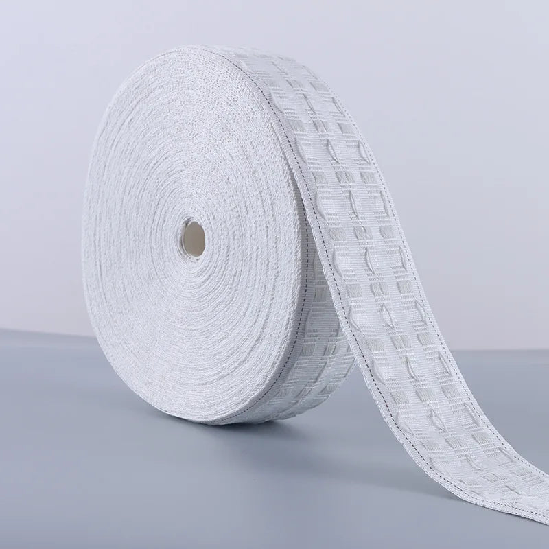 ruban plissé tirer 10m blanc accessoire rideau polonais classique decoration interieur chambre noel maison