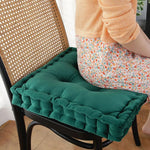 coussin carré velours doux antidérapant imperméable beige bleu vert orange modernes
