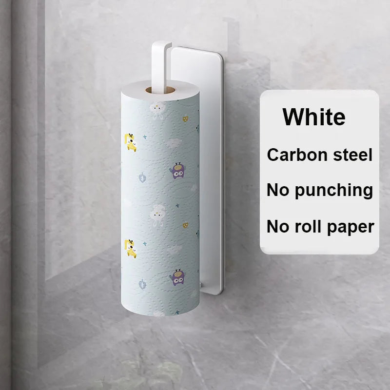 porte rouleau papier toilette support serviette murale acier carbone respectueux environnement moderne minimaliste cuisine