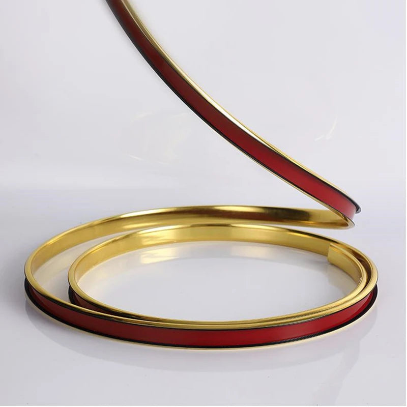ruban decoratif adhesif noir cuivre argent gold moderne 12mm 16mm 18mm 9mm